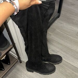 Over the knee high boots